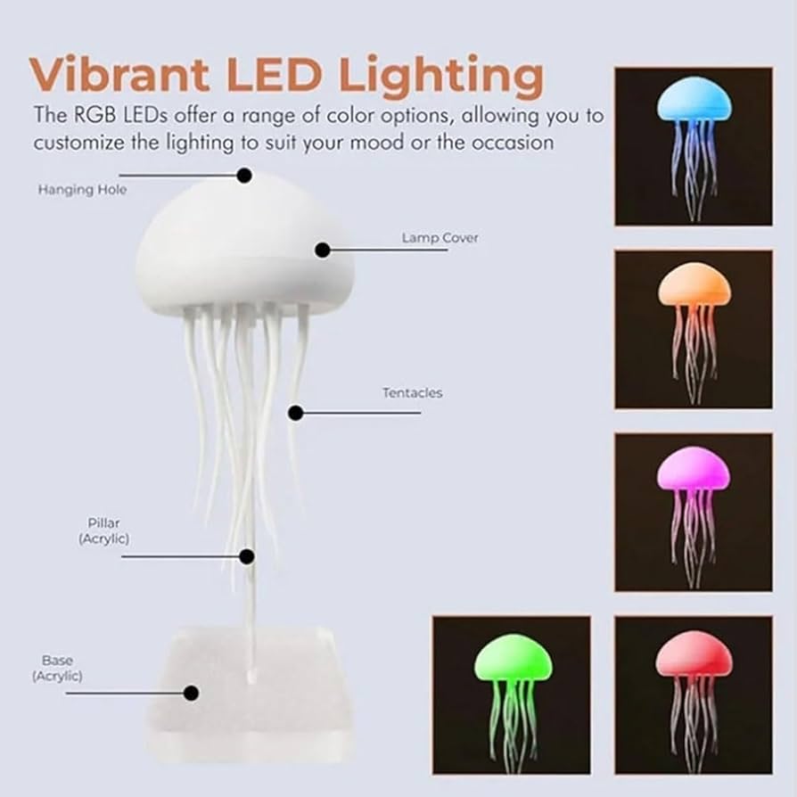 Ocean Aura™ - Jellyfish Night Light