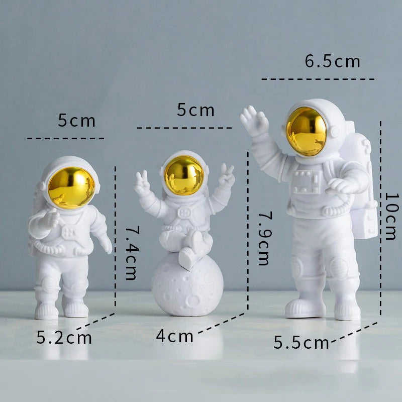 Galactic Glow™ - Astronaut Yellow Moon Night Light