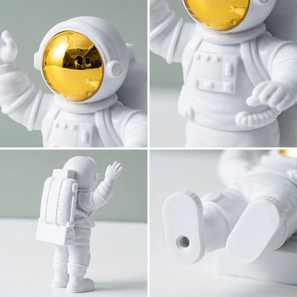 Galactic Glow™ - Astronaut Yellow Moon Night Light