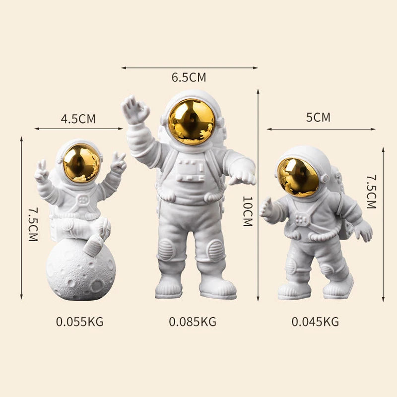 Galactic Glow™ - Astronaut Yellow Moon Night Light